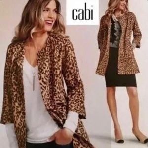 CAbi Carol Collection Leopard Print Jacket